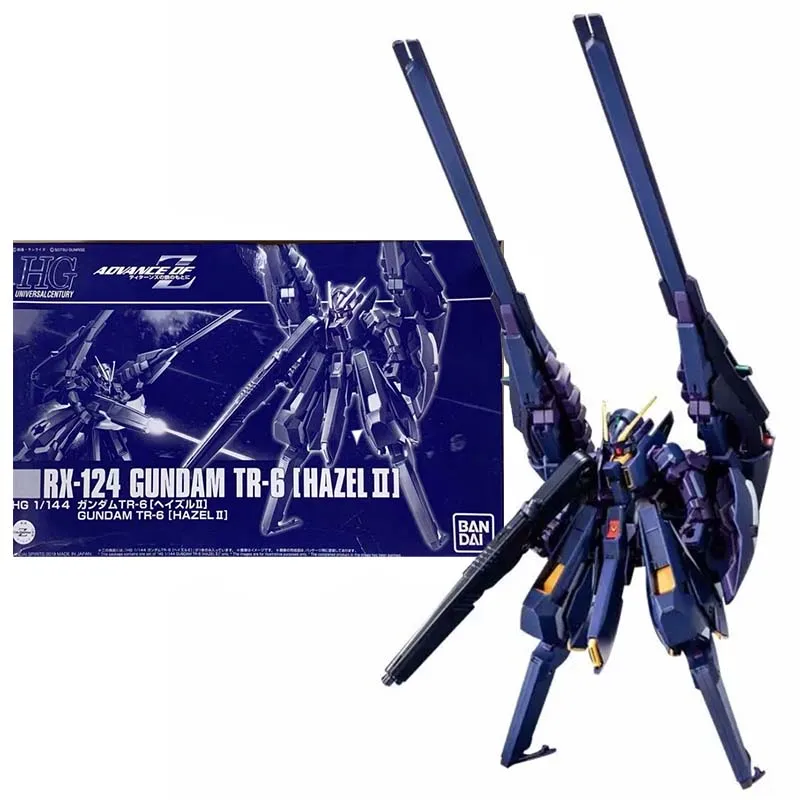 

Bandai Figure Gundam Model Kit Anime Figures HGUC TR-6 Hazel 2 Mobile Suit Gunpla Action Figure Toys For Boys Children's Gifts