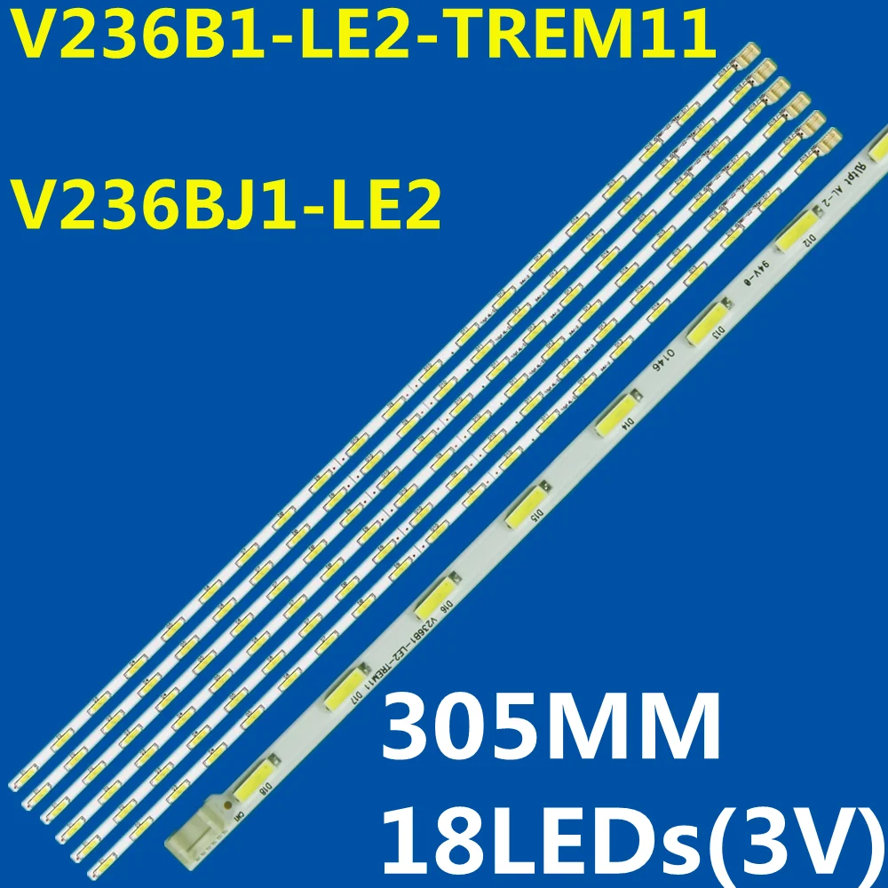 20PCS  LED Strip For 18Leds V236B1-LE2-TREM11 V236BJ1-LE2 For 24E600E 24E510E 24LB451B-PU 24LF452B-PU UA24H4003 UN24H4500AF