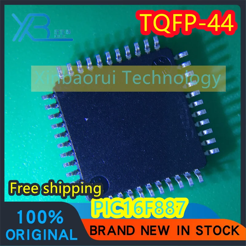 (5/50pieces) PIC16F887-I/PT PIC16F887 TQFP44 8-bit microcontroller-MCU 14KB flash memory PIC