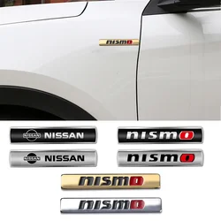 3D Aluminum Car Trunk Body Sticker Auto Emblem Exterior Decals Accessories For Nissan Nismo Tiida Teana GTR Juke Versa Almera