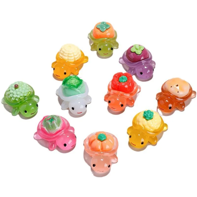 Animal Shape Ornaments Weather-Resistant Micro Landscape Decoration Cartoon Animal Ornaments Compact Resin Craft Figurines