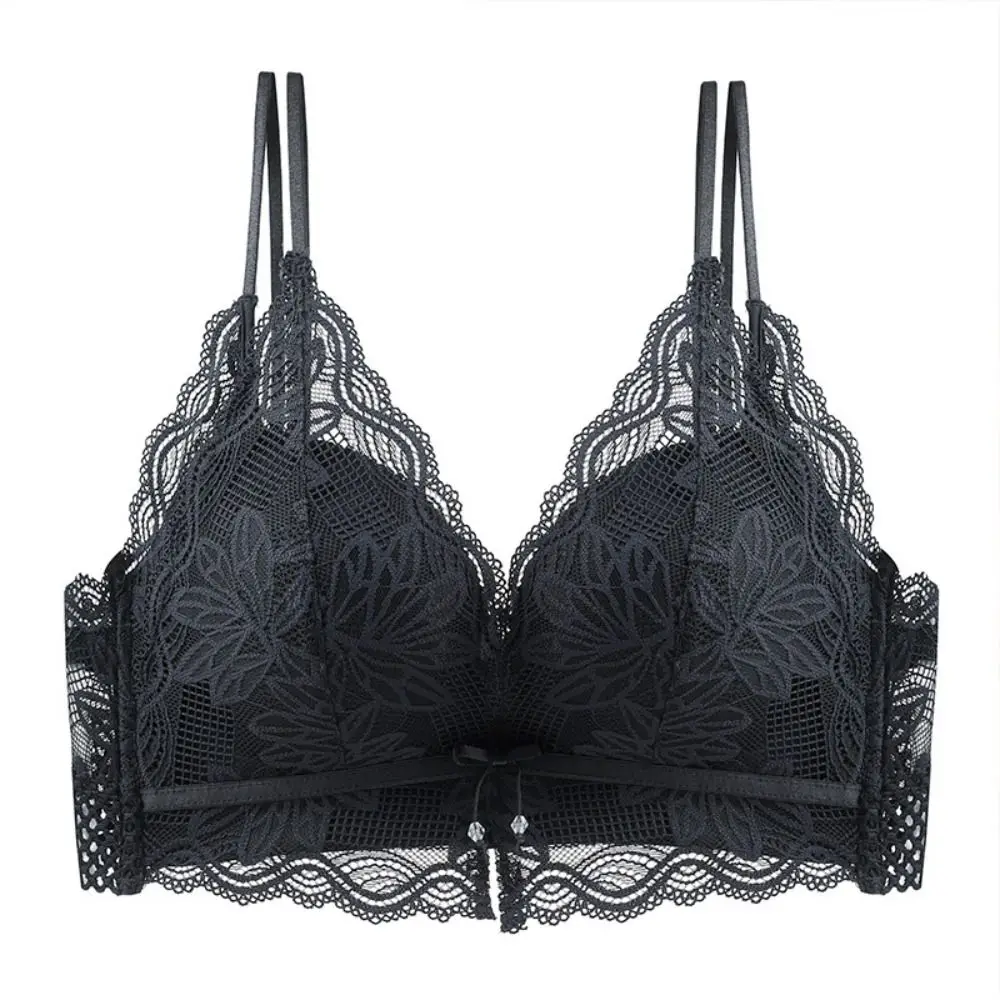 Sexy Ultra Thick Padded Push Up Bra Comfortable Supportive Lace Bra Gathered Artifact Daily Use