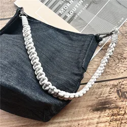 Shoulder Phone Strap Braided Cellular Lanyard Metal Key Ring Lanyard Universal Bag Strap Handbag Replacement Accessories Rope