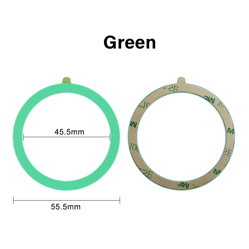 Universeller magnetischer Handy-Ring für Magsafe-Zubehör, Metallaufkleber, kabelloses Ladegerät, Eisenplatte, Blatt für iPhone 12, 13, 14 – Detail 12