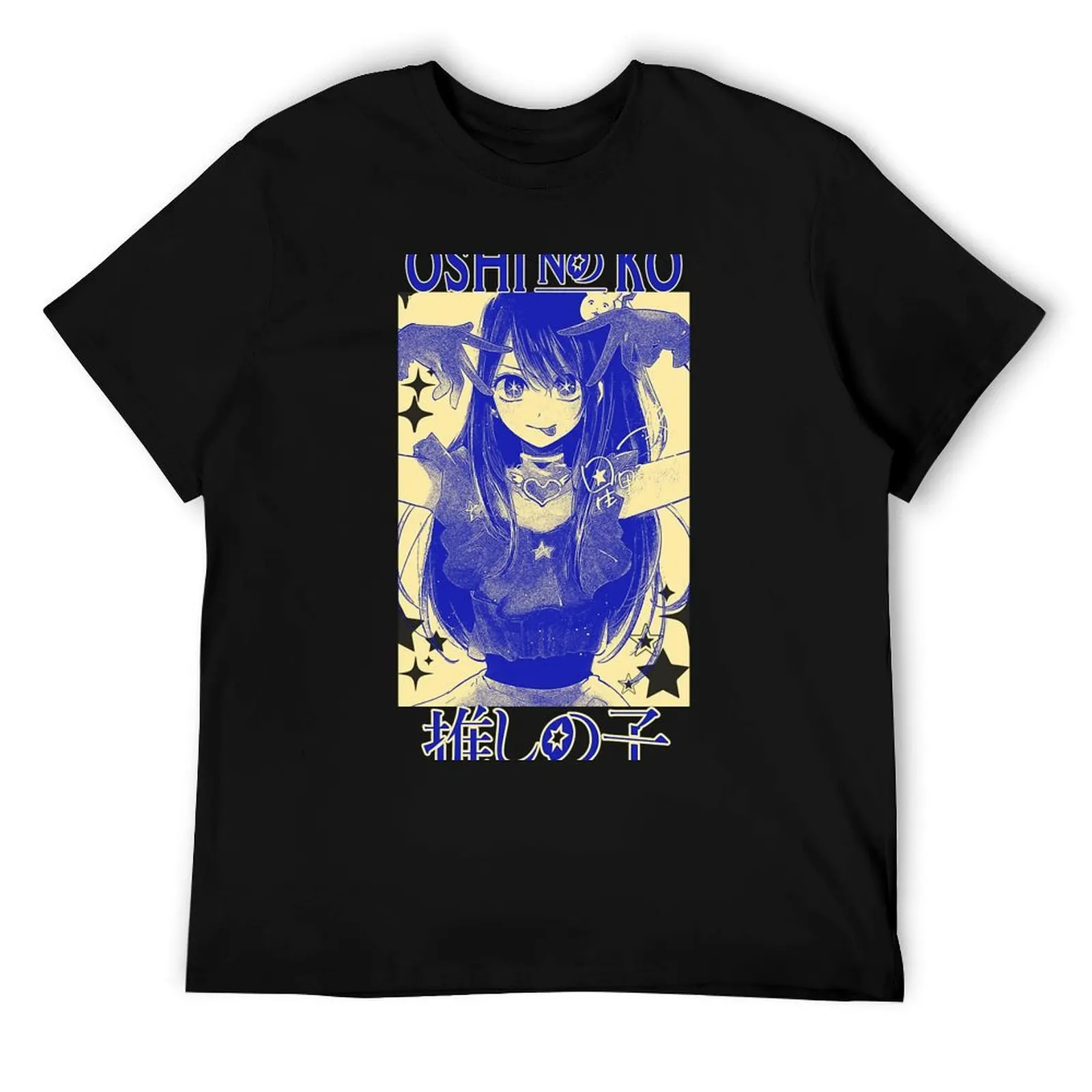 

Футболка Oshinoko, мужские хлопковые мягкие мужские футболки с рисунком, футболка