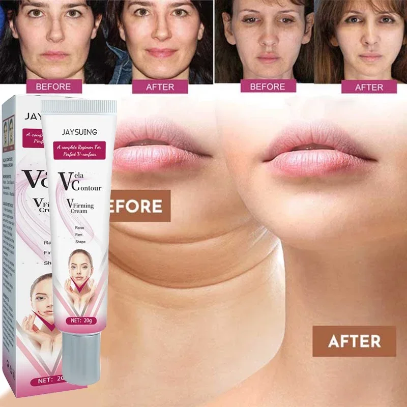 2026V-Shape Face Slimming Cream Remove Double Chin Firming Lifting Face Line Fat Burning Anti Aging Beauty Massage Care Products view 4