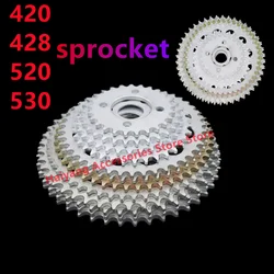 420 428 520530 25T 30T 32T 33 The inner diameter of 37 41 45 48   Rear Sprocket For ATV Quad Dirt Pit Pocket Bike Chopper