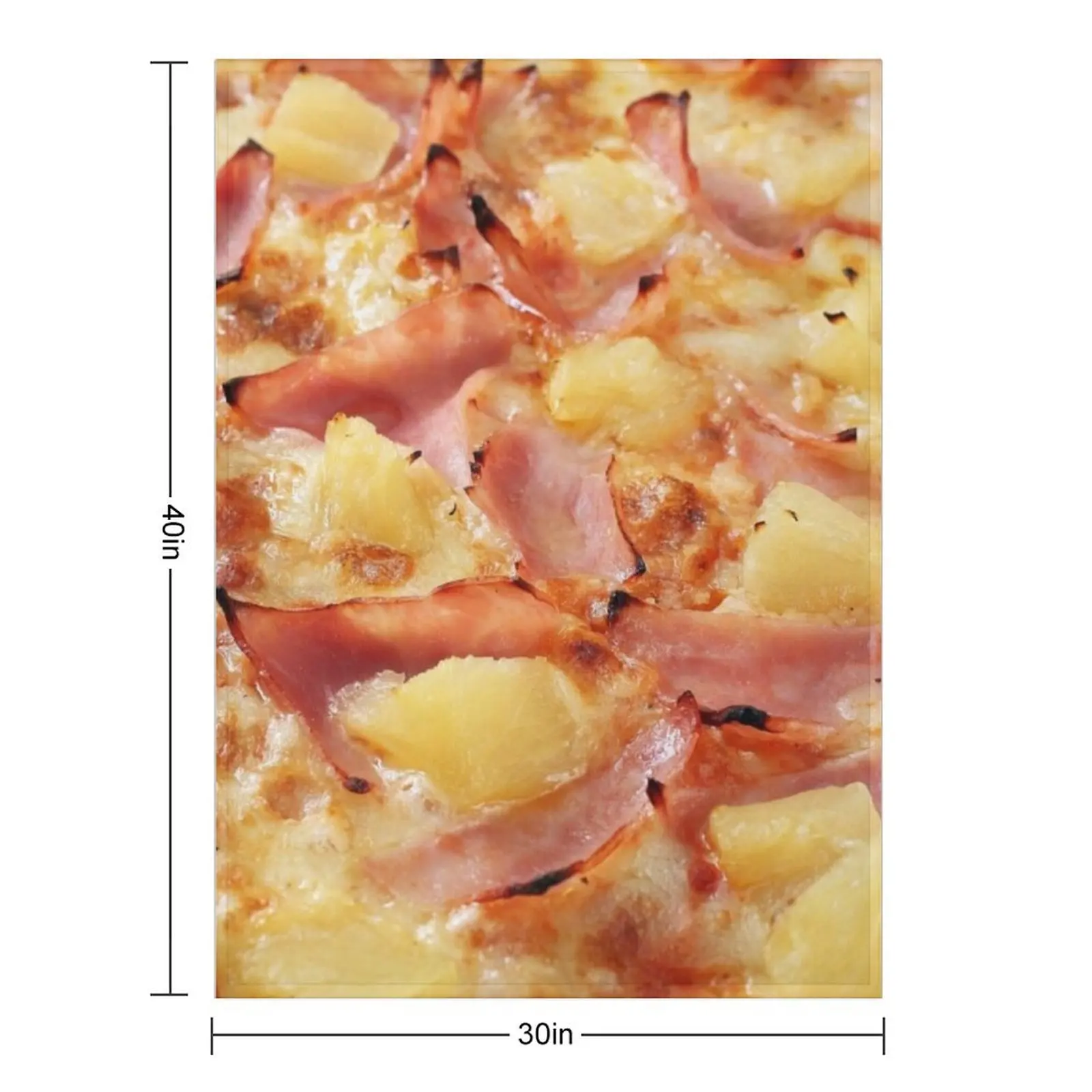 Pineapple Pizza Throw Blanket Decoratives Kid'S Comforter Blankets For Sofas Heavy Large Blankets