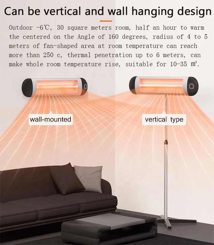 Cena hurtowa Grzejnik elektryczny montowany na ścianie lub stojący grzejnik elektryczny do użytku rodzinnego