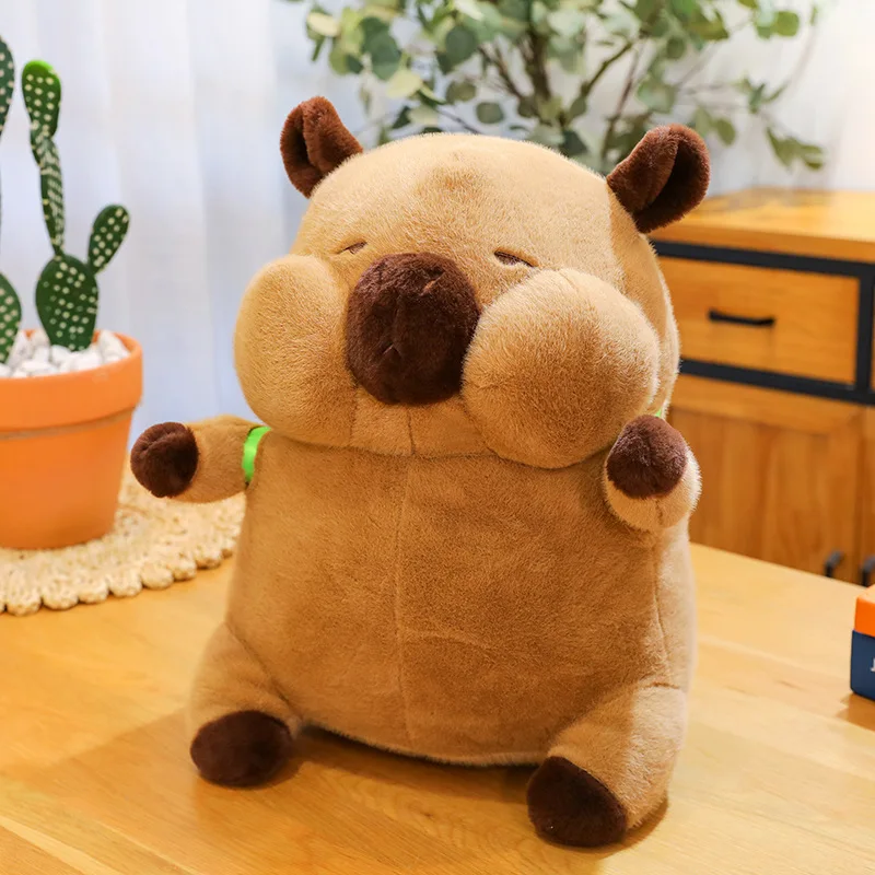 

45cm Capybara Plush Simulation Capybara Anime Fluffty Toy Kawaii Plushie Cute Doll Stuffed Animals Soft Doll Plush Gift Kid Toys