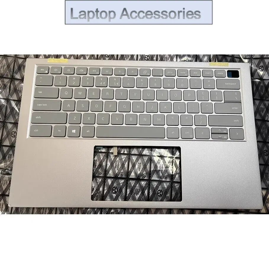 

0H8R3 New Palmrest Upper Case US Int'l Backlit Keyboard For Dell Inspiron 5418