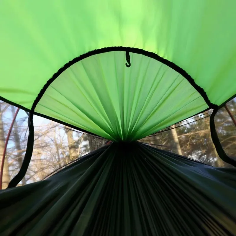 Camping Hammock Double Single Swing Outdoor Yard Hammock Aluminum Beam Accessories Anti-rolling with Steel Stand качели садовые