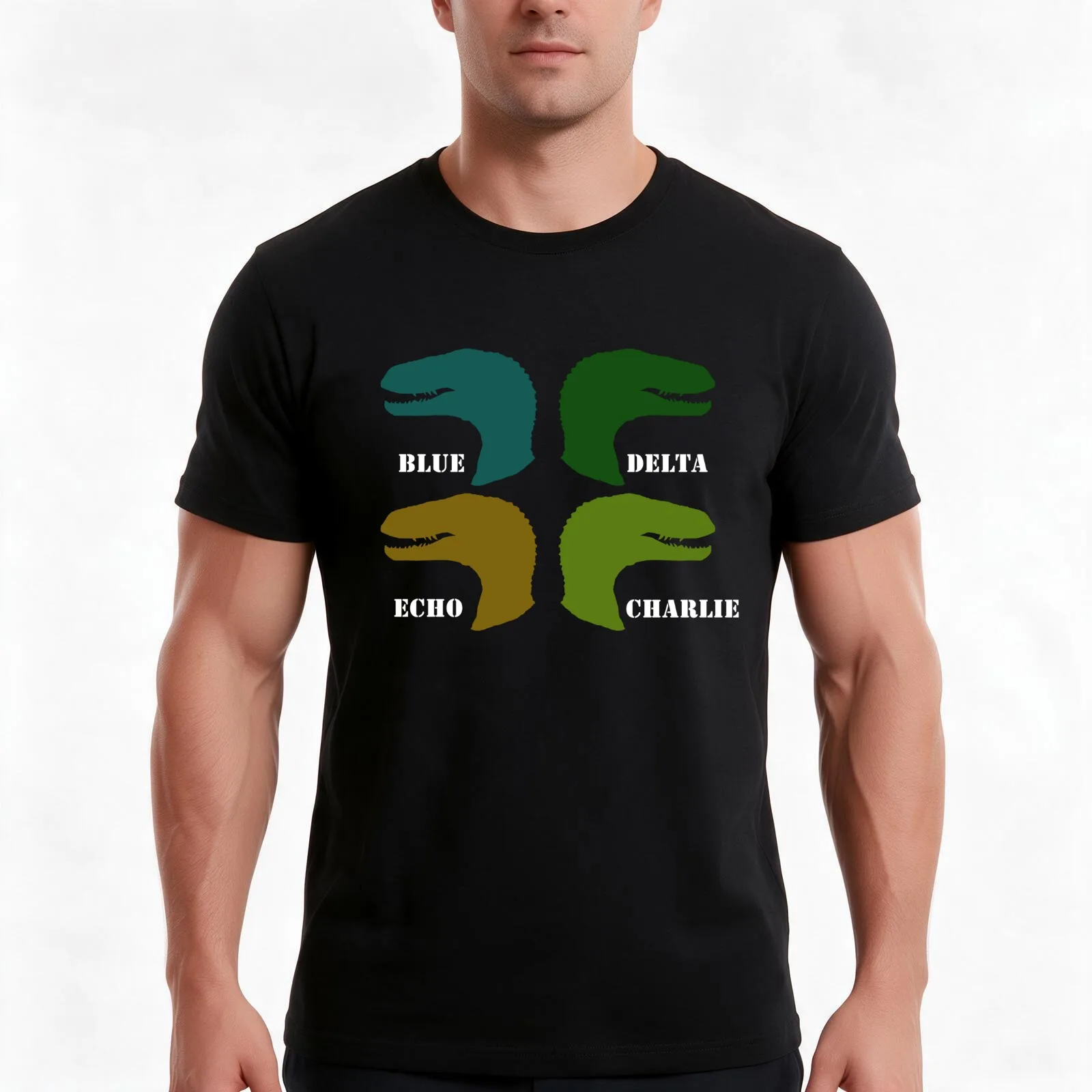 Blue, Delta, Echo, Charlie T-Shirt, Summer Casual Cotton Tee, Oversized Streetwear Tops, Vintage Graphic Print, Unisex Men Women
