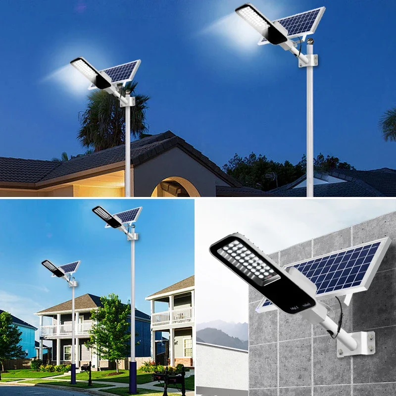 Newest 태양광 Solar Light Outdoor Waterproof Street Light With Remote Control luz solar led exterior lampara luz led exterior