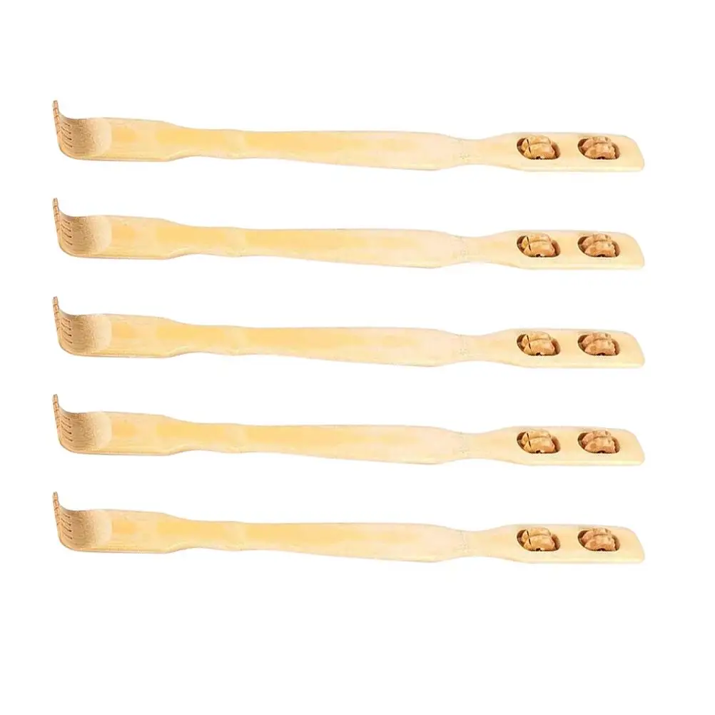 5 Pcs Cool Scratcher Elderly Telescoping Back Bamboo Scratchers Scratching Massager