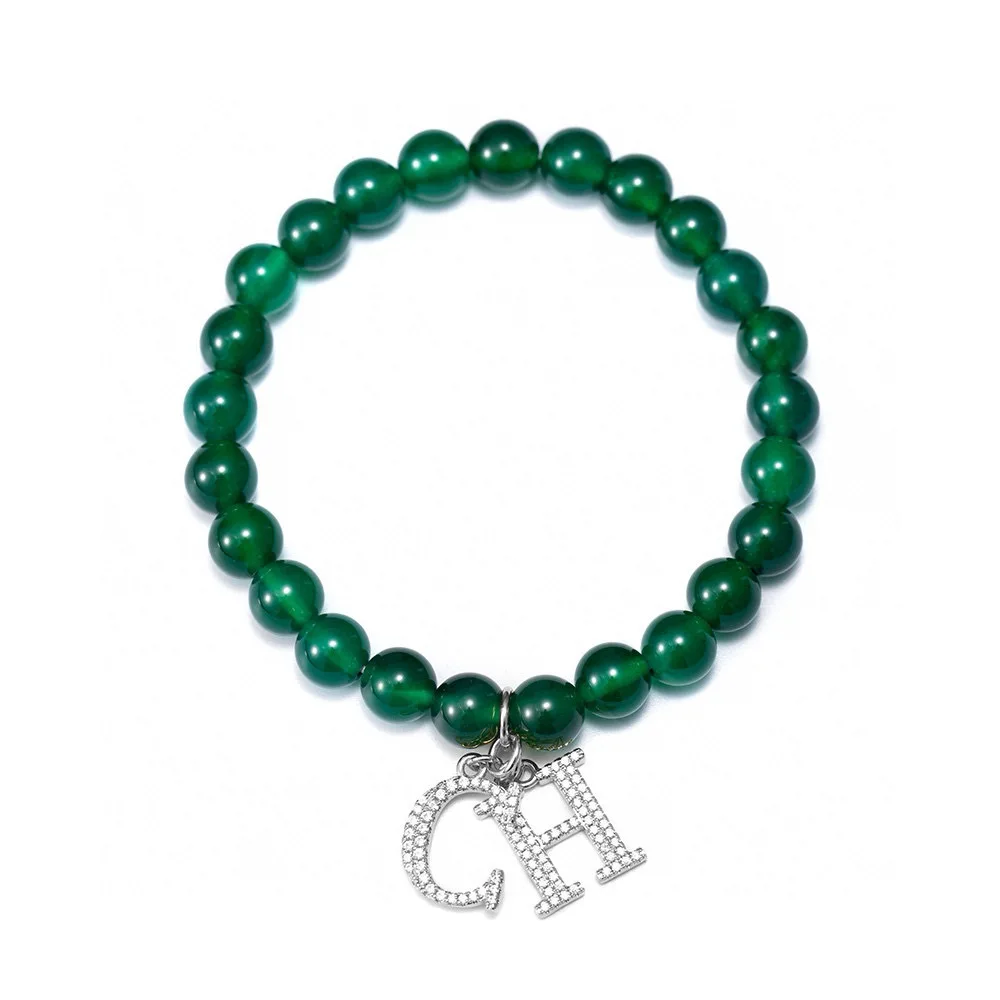 

Регулируемый эластичный браслет CHHC 2026 с бусинами и подвеской, минималистичное повседневное украшение, подарочная коробка для женщин