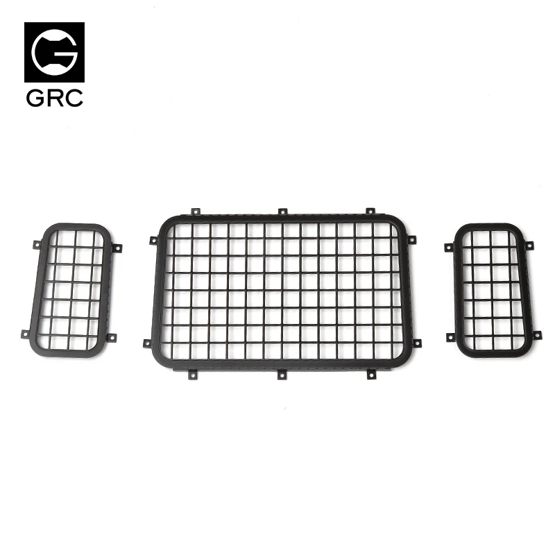 

Metal Threedimensional Window Net Rear Window Net Tailgate Window Net for 1/10 RC Crawler Car Traxxas TRX4 Defender Bronco Parts