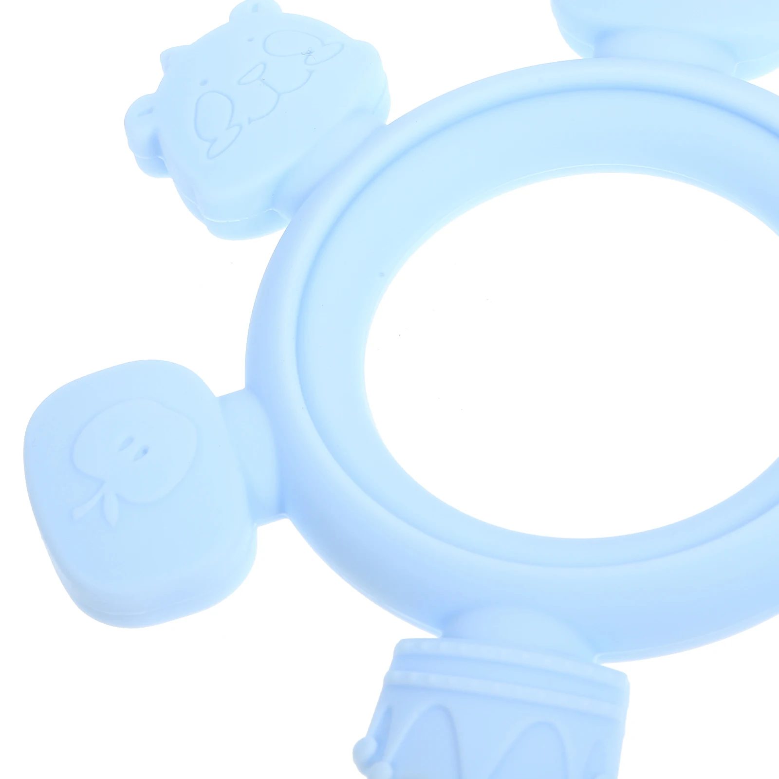 Baby-Beißringe aus Silikon für Säuglinge für 6-monatige Kleinkinder, einfacher Griff, sensorische Entwicklung für Babys von 6–12 Jahren