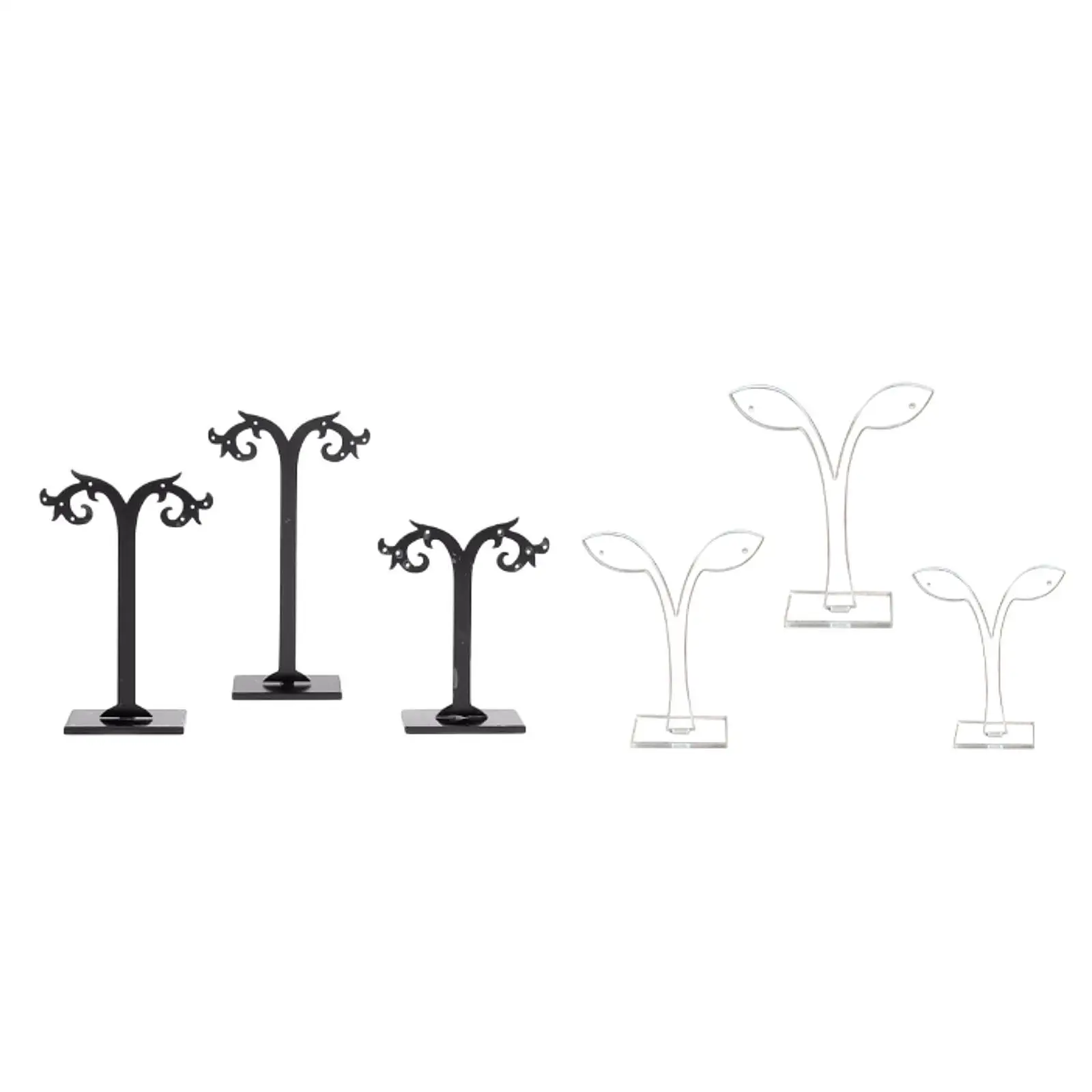 

3 Pieces Earring Display Stand, T Shape with Sturdy Base Countertop Studs