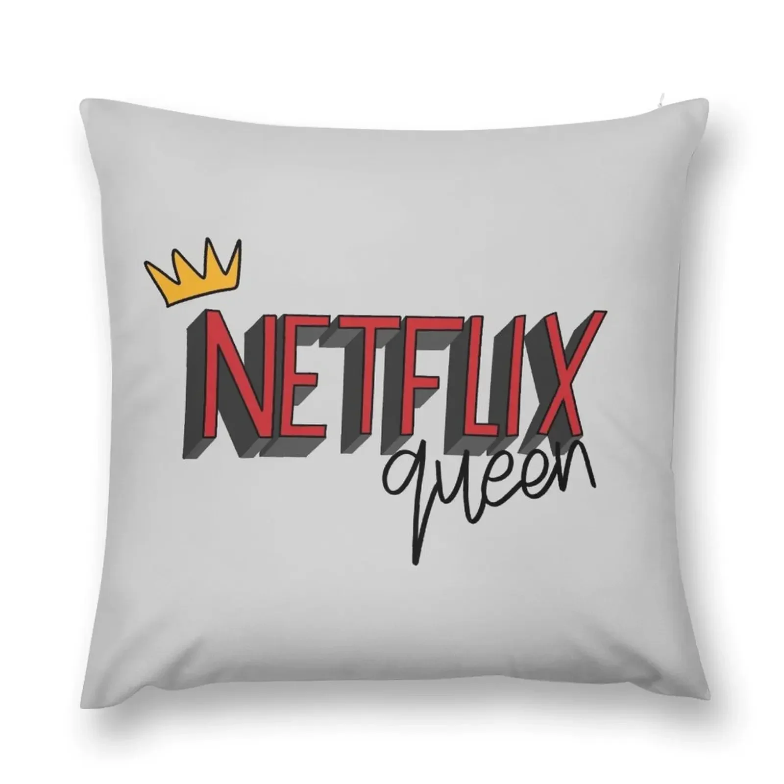 

Netflix Queen Throw Pillow Throw Pillow Covers pillows decor home pillow