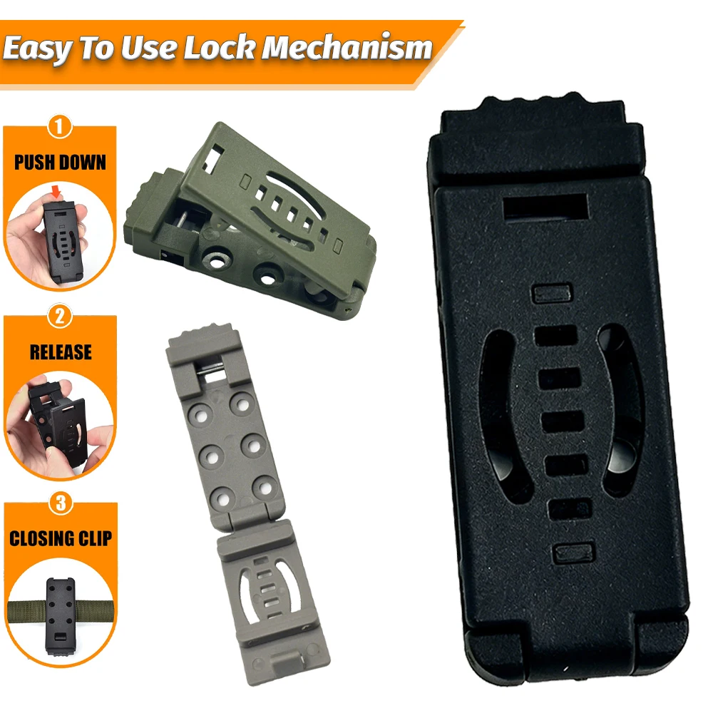 سكين حزام كليب الحافظة التكتيكية حزام مشبك كيديكس حزام كليب العالمي فائدة EDC كليب التخييم ماج الحقائب غمد أداة