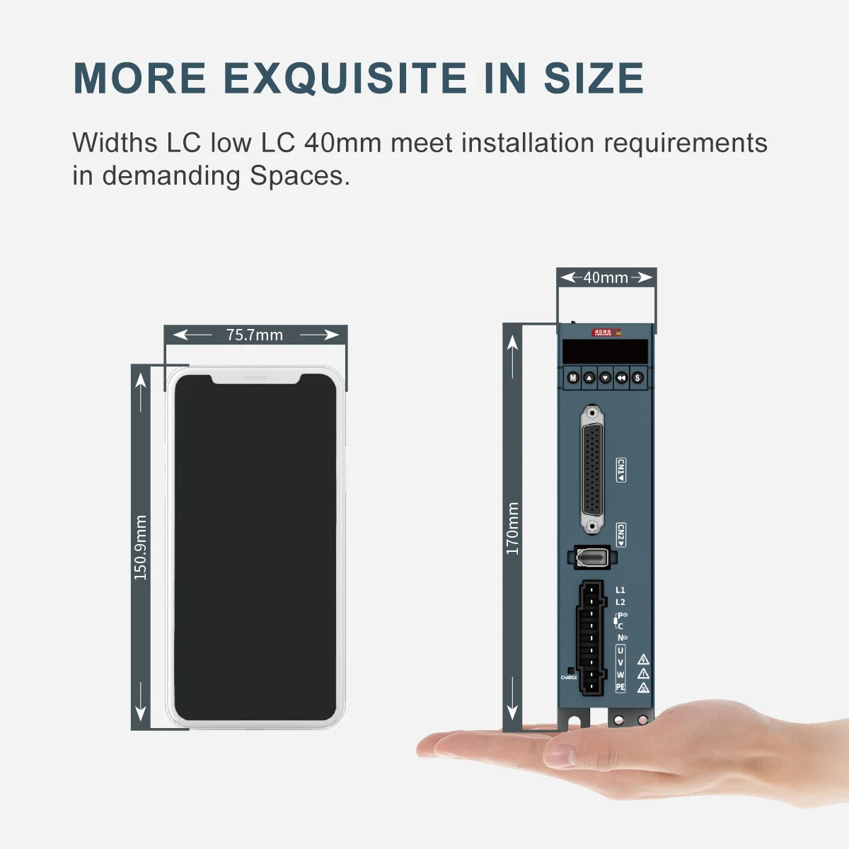 100W Customized Servo Motor Encoder Digital Ac Servo Driver Without Brake