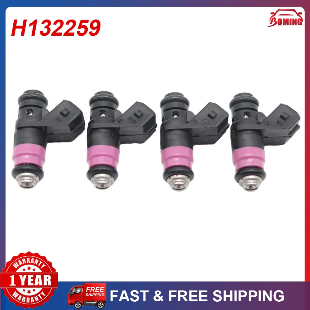 4PCS H132259 New Car Fuel Injectors Fits For Renault Clio 3 Laguna Megane Scenic 2 3 1.4 1.6L 16v 8200505191 8200132259