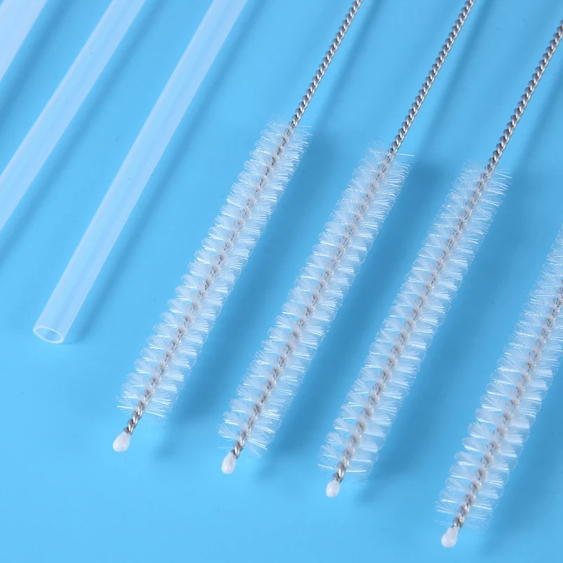 2X tutup sedotan botol air olahraga, 12 Oz, 18 Oz, 21 Oz, 24 Oz topi jerami tahan bocor, topi Flip, 8 sedotan, 8 sikat pembersih