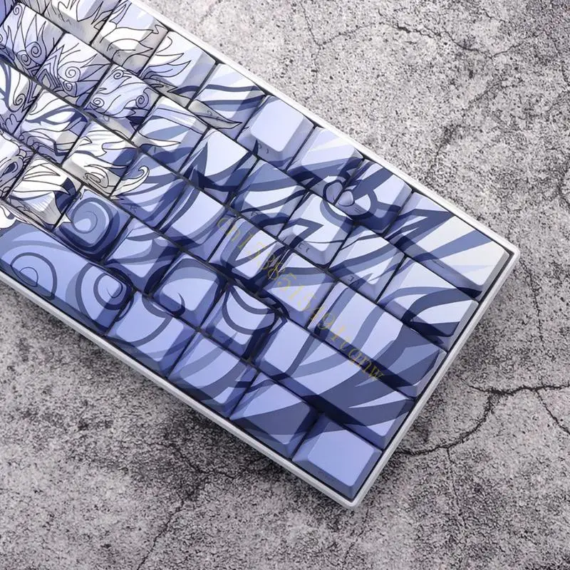 

J60A 136PCS Dragon Keycap Set Side Print Backlit Keycaps Orlong Theme Keycaps