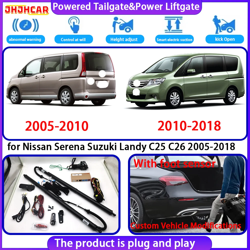 JHJHCAR for Honda Civic 11 Mk11 FE FL 2022 2023 2024 2025 2026 Smart Electric Powered Tailgate Power Liftgate Tailgate System