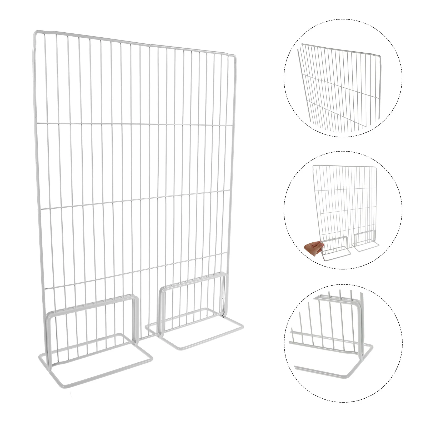 

Partition Fridge Separator Iron Refrigerator Board Mesh Dividers Space Separation Food Classification Ventilated Design Easy