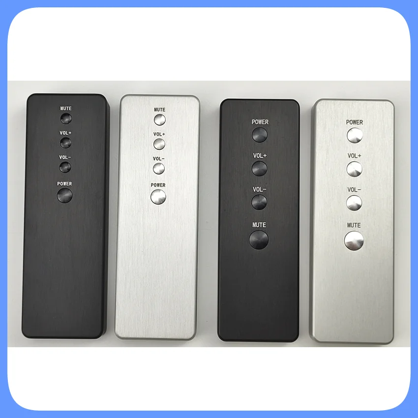 

4-key Infrared Learning Type Front and Rear Power Amplifier Decoding DAC Audio Aluminum Alloy Remote Control