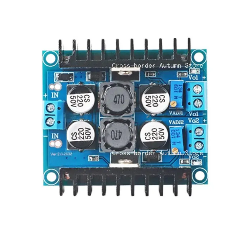 DC 5-40V Dual Output Step Down Power Module 5V 12V 24V 3A Adjustable Voltage Regulator Board