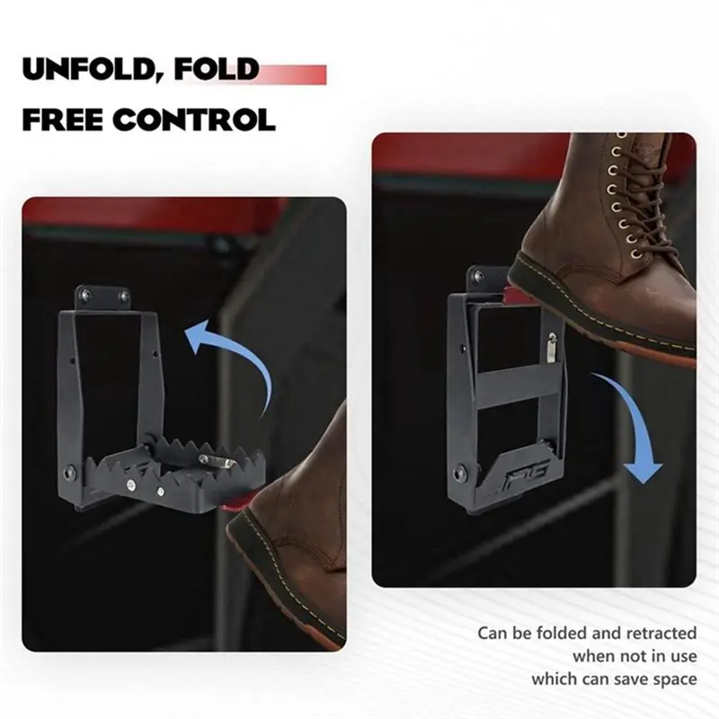 NEW HOT In Stock-Universal ATV Foot Rest Rear Passenger Footrests 4 Wheel Car Foot Pegs Passenger Anti-Slip Footrests