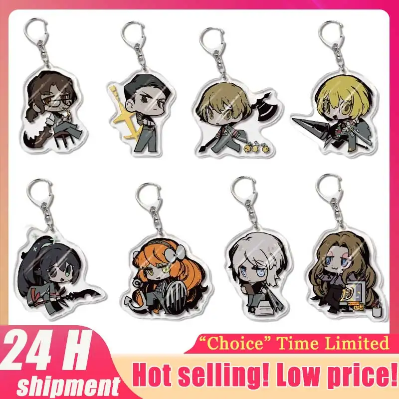 Accesorios de Anime de Limbus Company: Colgante Acrílico de Don Quijote, Llavero Acrílico de Hong Lu, Accesorio de Ishmael, Juguetes y Regalos