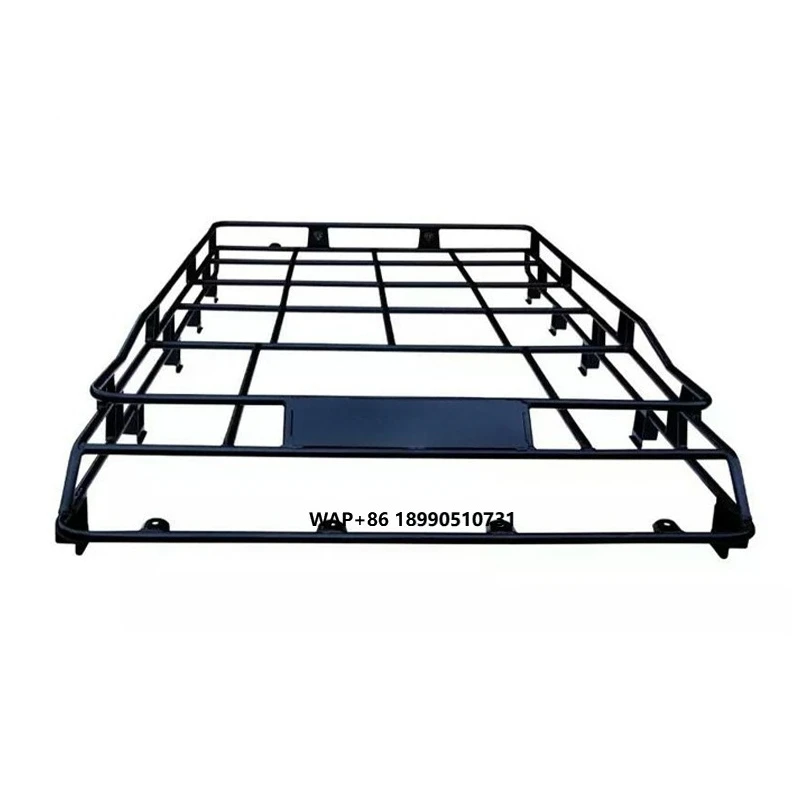 

Aluminum Roof Rack Cargo Basket Fit for 1990-2016 Land Rover Defender 90 110 Roof Luggage Rack Cargo Transport Frame Accessories