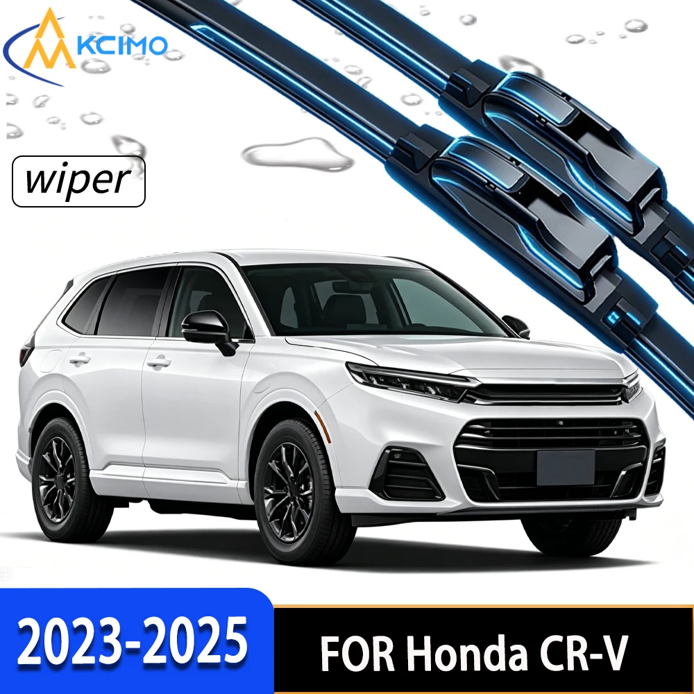 

Premium Front Windshield Wiper Blades with High-Density Rubber, Perfect Fit for Honda CR-V RS ZC8 e:FCEV 2023-2025
