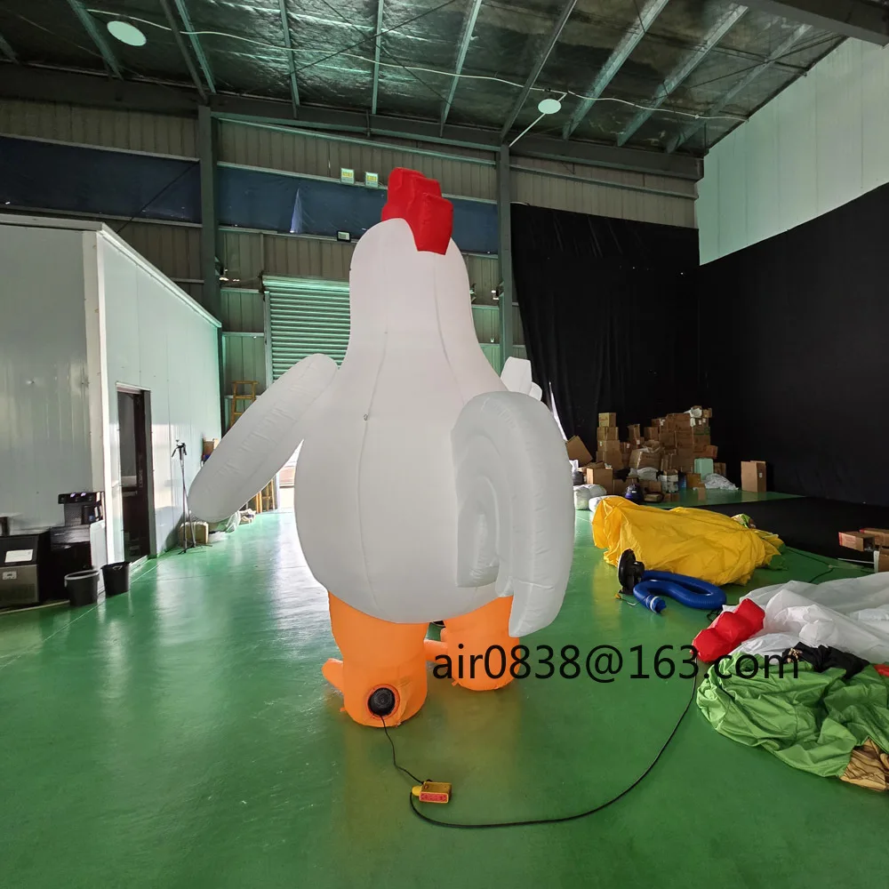 Promocyjna Ogromna Nadmuchiwana Kurczak, Nadmuchiwany Kurczak Kreskówkowy Kogut Maskotka Duży Kogut do Reklamy