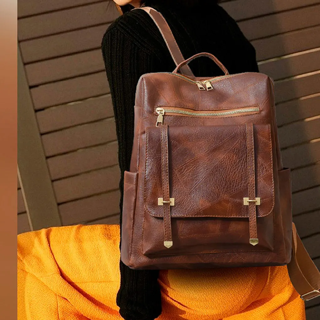Waterproof Womens Backpack Close Fitting And Skin Friendly For Trendy Girls Secure