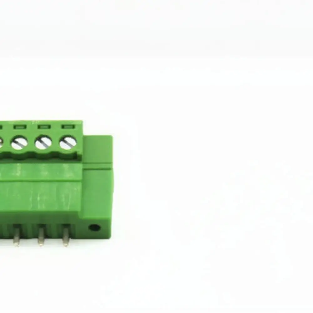 3 81mm Pitch PCB Terminal Connector For Sanhejin Flange Mount Socket Industrial Electrical Wiring Plug Right Angle Pin