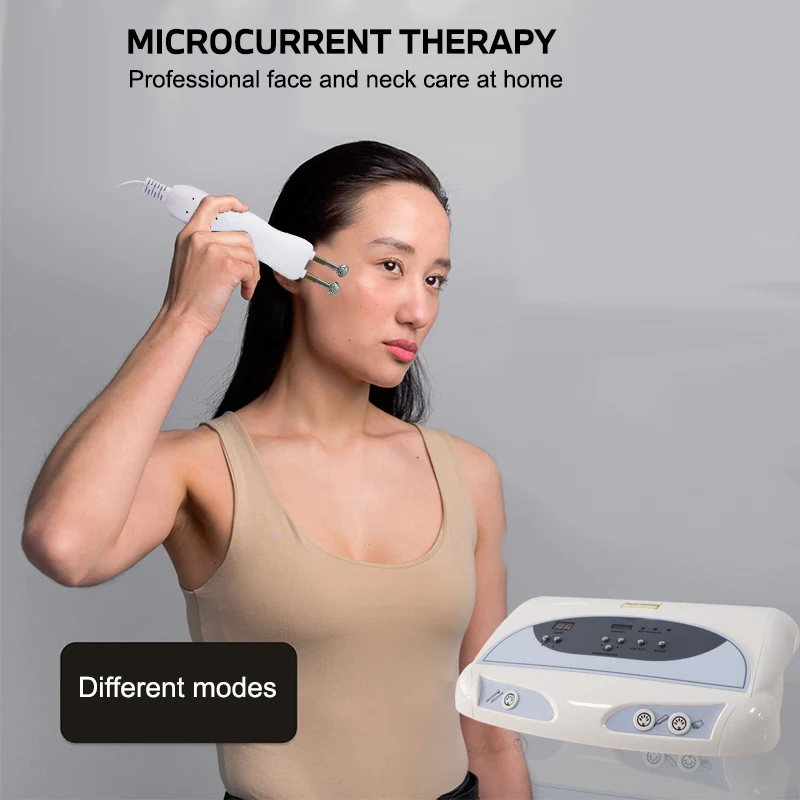 Elettrodi EMS Macchina per il sollevamento del viso a microcorrente con guanto riutilizzabile - per la rimozione delle rughe e il rassodamento della pelle Dispositivo per la cura del viso