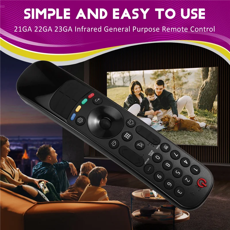 

【Fast-Sale】For Smart TV 2021- 2023 Replacement Remote Control Voice Magic With Netflix/Prime Video/Sling Alexa Functions