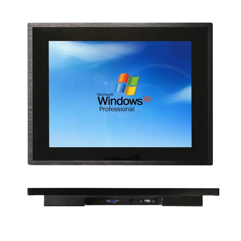 15.6 inch high brightness touch screen panel IP65 waterproof monitor with 6MM tempered glass