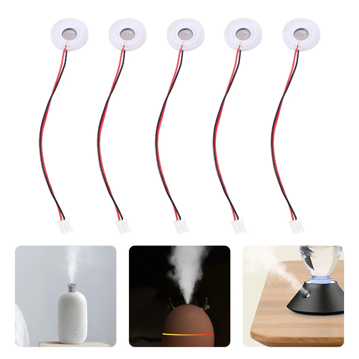 Mist Maker Humidifier Atomizing Fogger Fog Ceramic Machine Led Microporous Generator Oscillating