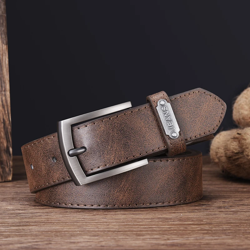 Lässiger Herren-Gürtel mit Dornschließe, modisches Business-Accessoire, Designer-Gürtel in Übergröße, vielseitig einsetzbar für Jeans, Kleider und Freizeitkleidung – Detail 8