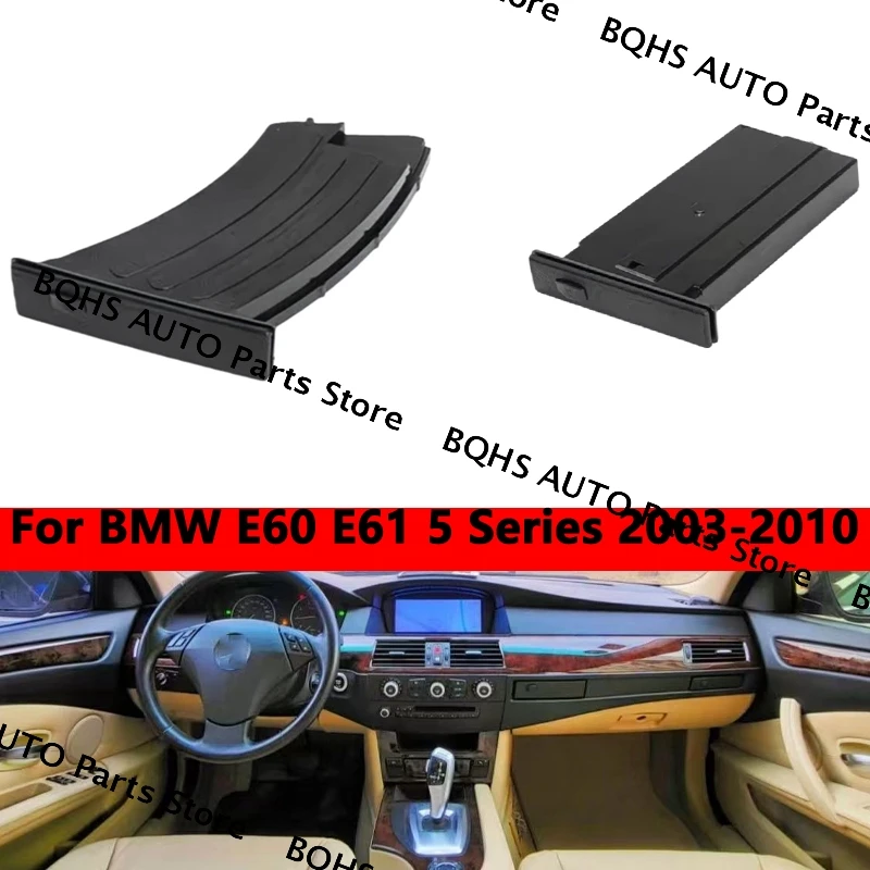 

Black Cup Holders Car Accessories Car Front Left Right Cup Holder Drink Rack 51459125622 For BMW E60 E61 5 Series 2003-2010