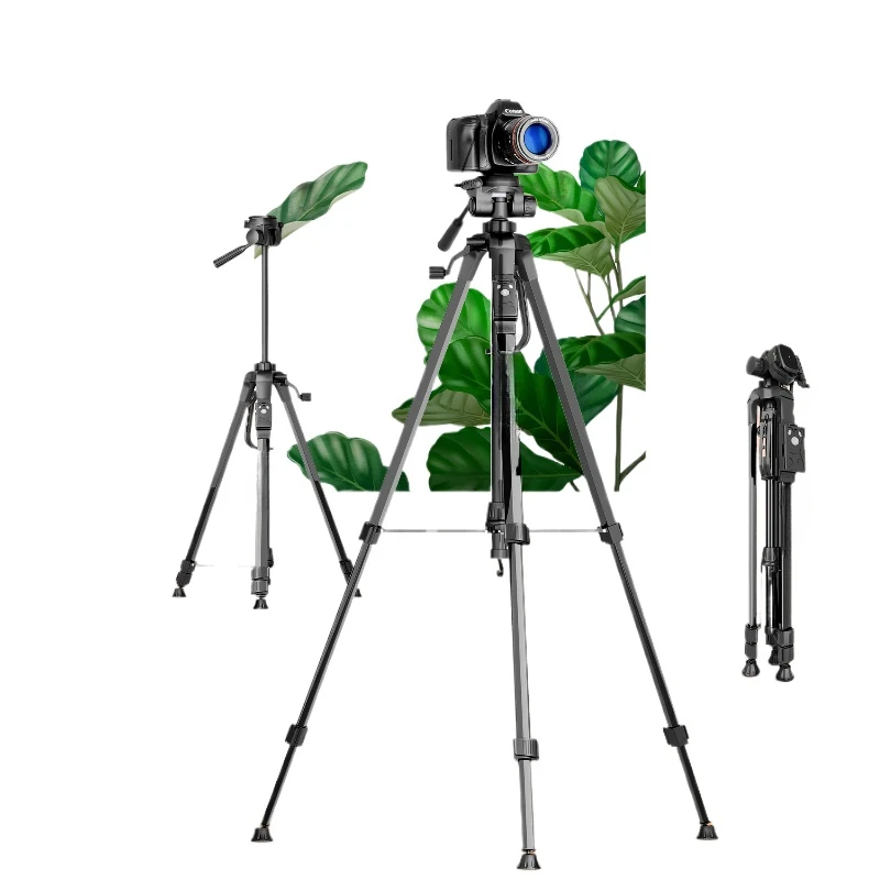 Micro single SLR camera tripod photography camera portable 3D gimbal tripod live stream bracket