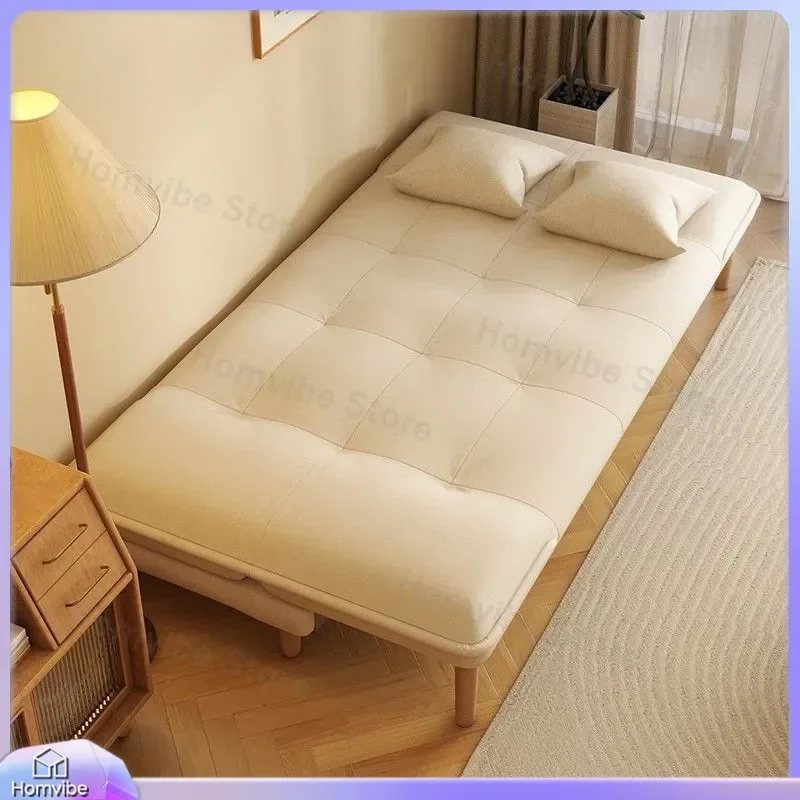 Folding Sofa Bed Dual Purpose for Living Room 2025 New Simple Small Apartment Sofa for Rental House Compact Design