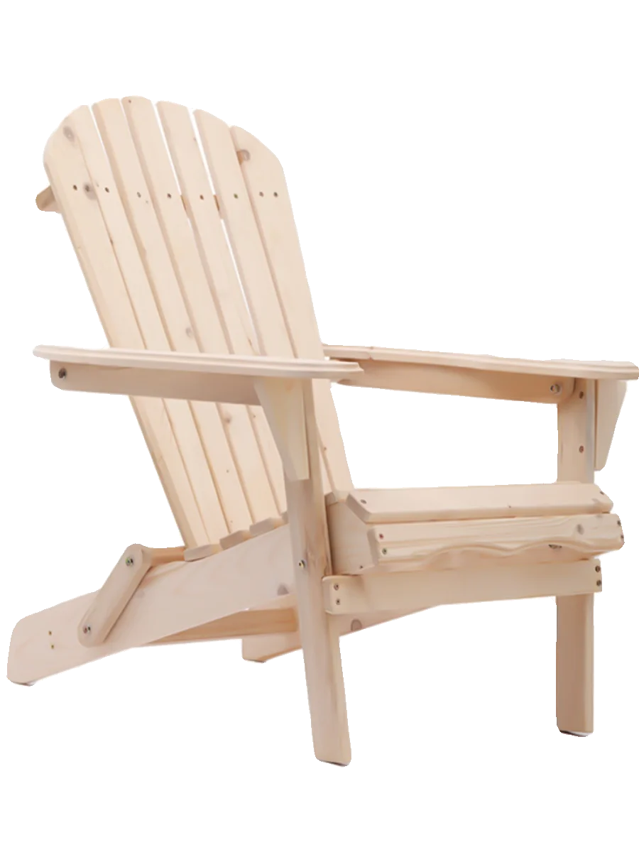 

Beach chair Balcony back Solid wood frog Outdoor waist Homestay courtyard garden leisure Folding