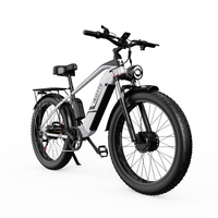 DUOTTS E-Bike 750W*2 Motor 48V 17.5AH Lithium Battery Electric Bicycle 26*4.0 Inch Fat Tire All Terrain Electric Bike F26